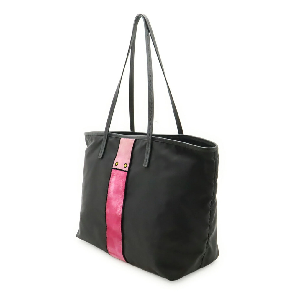 PRADA Black Leather Shoulder Bag - Picture 3 of 10